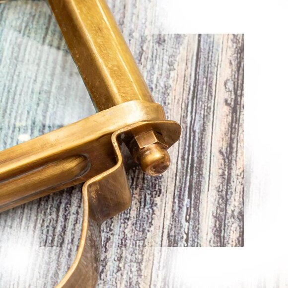 Brass Magnifying Glass Handheld Magnifier For Reading Home Decoration Gifts - Picture 7 of 8